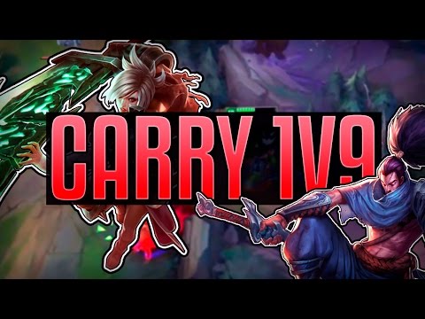 ASSIM QUE SE CARREGA 1V9 DE YASUO! (500 DE FARM EM 30 MINUTOS) - The Jukes !