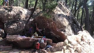 Video thumbnail de Fuerte a muerte, 8a. Albarracín