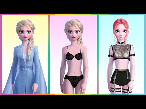 Elisa Glow Up into Bad Girl | Frozen Elsa Transformation