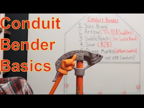 EMT Conduit Bender Basics with A Klein Bender
