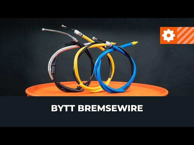 Se en videoguide om hvordan du skift VW Golf VII Hatchback (5G1, BQ1, BE1, BE2) Håndbremsekabel