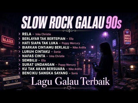 Lagu Nostalgia Terbaik | The Queen's Of Slow Rock Inka Christie, Ella, Poppy Mercury & Nike Ardilla