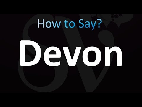 How to Pronounce Devon (correctly!)