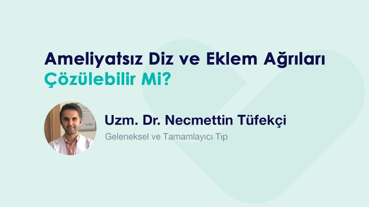 Ameliyatsız Diz ve Eklem Ağrıları Çözülebilir Mi?