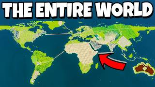 I recreated the ENTIRE WORLD in Cities Skylines 2!