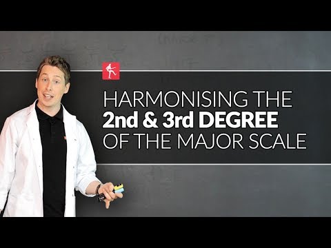 Harmonising The 2nd & 3rd Degree Of The Major Scale - Guitar Theory Lesson