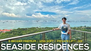 Seaside Residences - 3-Bedroom with Private Lift | 1259sqft | Panoramic Sea view | Lionel & Cheryl