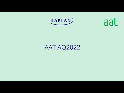 New AAT Syllabus Q2022 - Everything You Need to Know