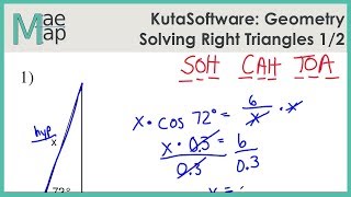 KutaSoftware: Geometry- Solving Right Triangles Part 1