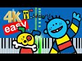 Toddworld Theme Song Slow Easy Medium Piano Tutorial 4K