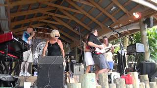 Cigar Box Guitar Way Down In Florida Steve Arvey Band Iive at Earl's Hideaway July 28th 2013