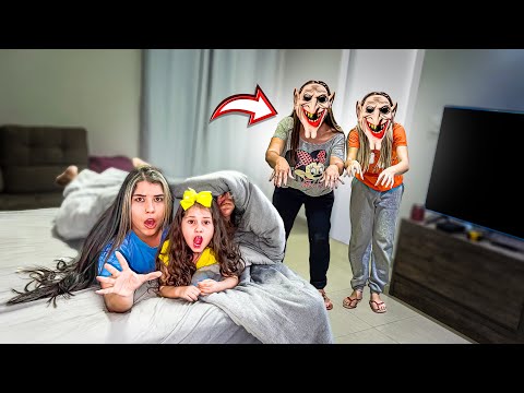 MINHA MÃE E A PRODUÇÃO VIROU UM MONSTRO DE MADRUGADA!! *muito assustador