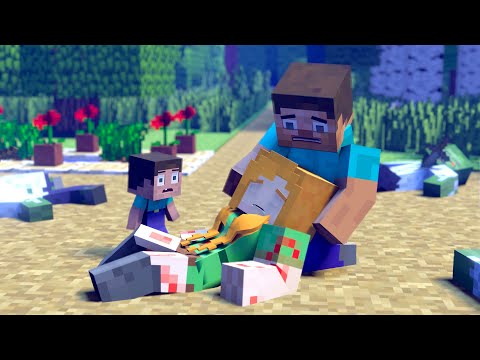 Sancho Animation - The minecraft life of Steve and Alex | Hardened by Life | Minecraft animation