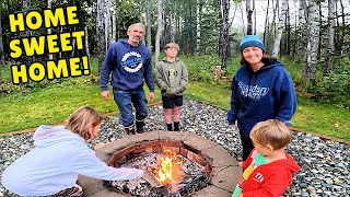 Moving into Our New Alaska House | First Alaska Costco Haul, Cod Fish, and Camp Fires!