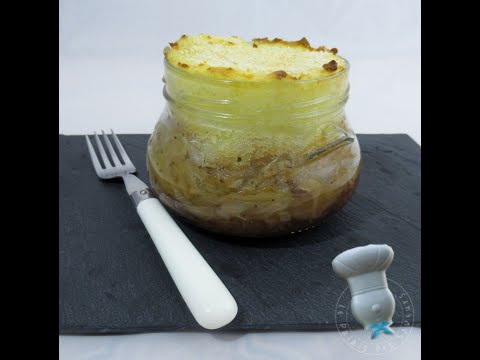 Recette du parmentier de confit de canard et purée d'oignons doux