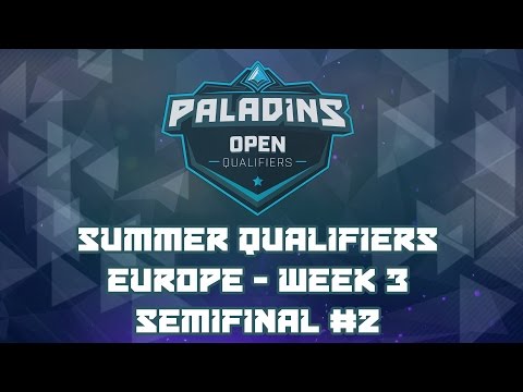 Paladins Summer Qualifiers 2017 Week 3 EU: Semifinals (50 Shades of Snek vs. WASD Esports)