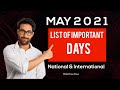 May 2021 Full List Of Important National And International Days Special Days In May 2021 Days