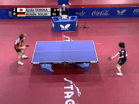 ITTF ( ItTV Channel ) Amelie Solja - Ayuka Tanioka / Killer Block
