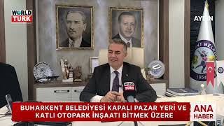 Aydın Buharkent Belediyesi kapalı Pazar yeri ve katlı otopark inşaat alanı bitme