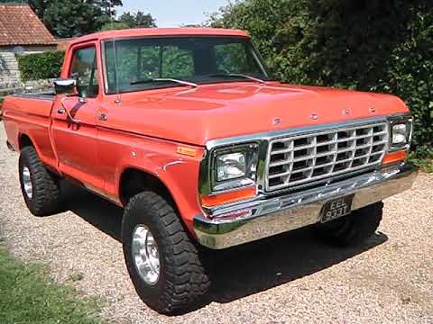 Stunning 1979 Ford F150 4X4 Classic Truck with Lift kit