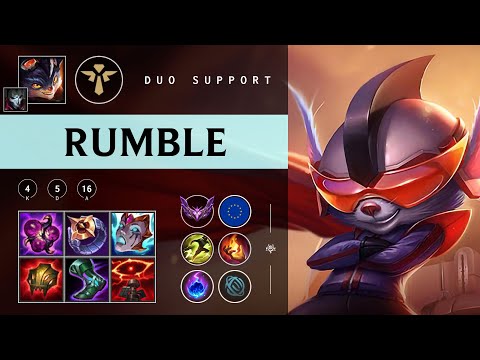 Rumble Support vs Yuumi - EUW Master Patch 25.23