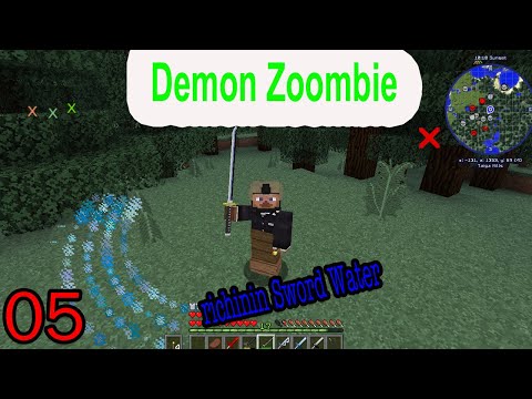 EPIC NEW SWORD - Defeating Demon Zoombie in Minecraft!