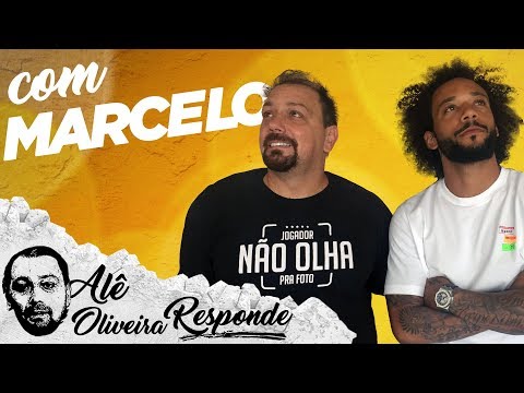 MARCELO: "Ter o NEYMAR no REAL MADRID seria um prazer enorme" - Alê Oliveira Responde #96