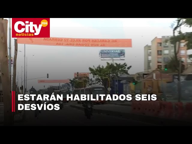 Así serán los nuevos cierres en la avenida Caracas por obras del metro de Bogotá