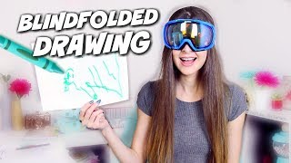 BLINDFOLDED DRAWING CHALLENGE | SoCraftastic