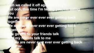 Megan Nicole- We are never ever getting back together- Lyrics