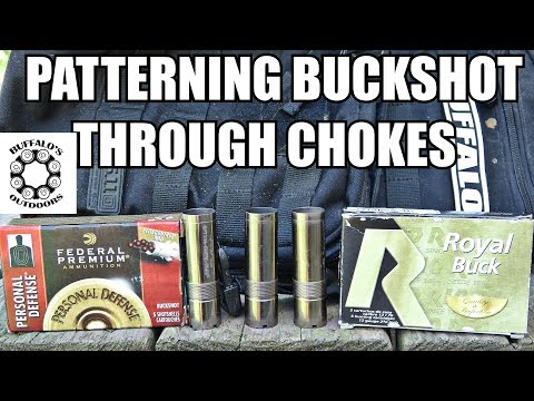 Patterning 00 Buckshot part 3 - through chokes