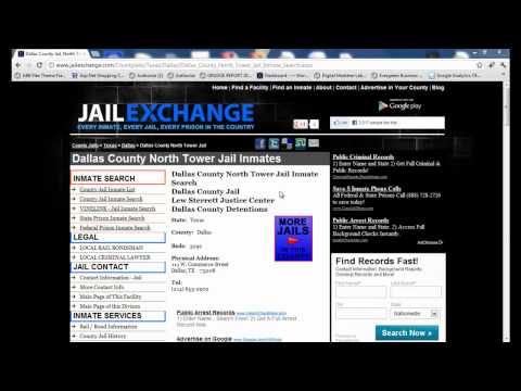 Dallas Jail Look Up