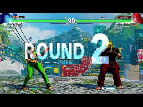 STREET FIGHTER V Iz-GOod (Laura) vs toastedcoins (Ken)