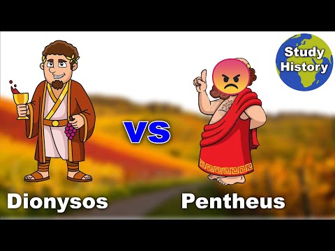 Die Sage von Dionysos und Pentheus in der griechischen Mythologie