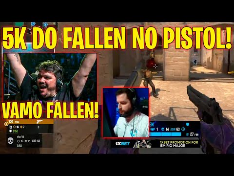 GAULES VAI A LOUCURA COM O 5K ACE DO FALLEN!!