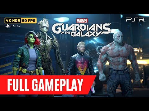 MARVEL'S GUARDIANS OF THE GALAXY Full Gameplay [4K 60FPS HDR] No Commentary Full Game