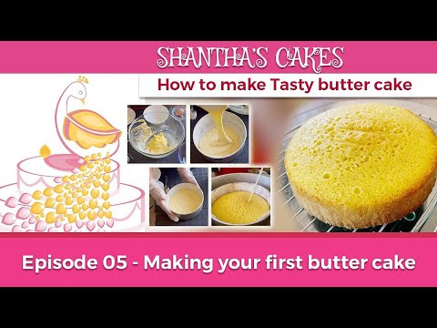 SHANTHA'S CAKES /Episode 5/Butter cake/English method#birthday#party cakes#icing #celebrations