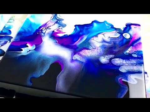 # 260 - 5 AMAZING and Colourful Acrylic Pour Paintings | Dutch Pour | Abstract Art