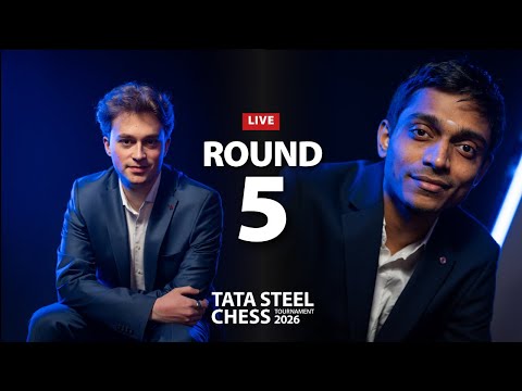Keymer - Aravindh | Round 5 | Tata Steel Chess Tournament 2026