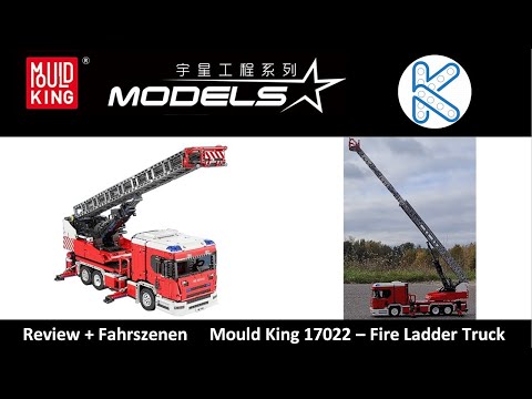 Mein bisher größtes Set  und eine tolle Drehleiter. Mould King 17022 - Fire Ladder Truck