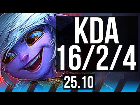 TRISTANA vs ZED (MID) | Legendary, 16/2/4, 46k DMG | EUW Master | 25.10