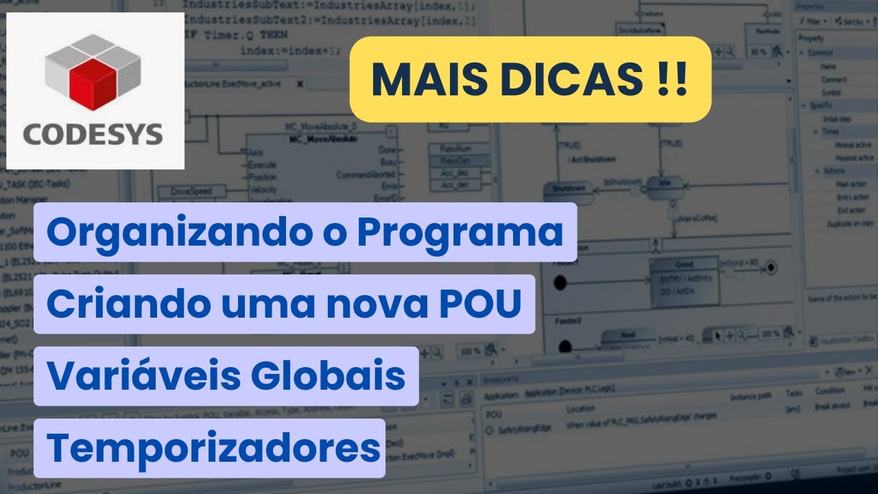 Codesys [003] - Mais dicas valiosas sobre o Codesys !