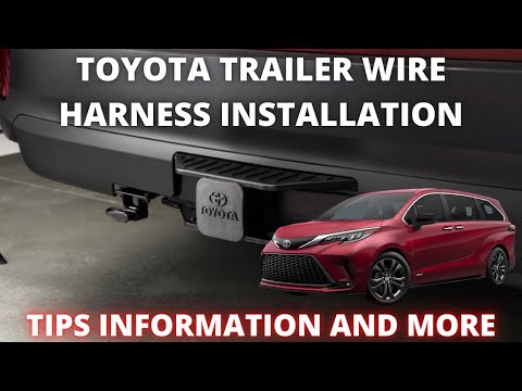 Installing a Trailer Wiring Harness is EASY for the Sienna Hybrid!