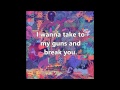 Glass Animals - Flip (Lyrics on Screen) 
