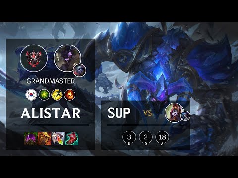 Alistar Support vs Lulu - KR Grandmaster Patch 11.8
