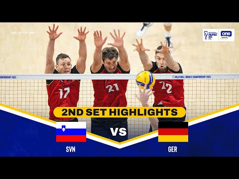 GERMANY vs. SLOVENIA | SET 2 HIGHLIGHTS | 2025 FIVB MEN'S WORLD CHAMPIONSHIP | SEPT. 17