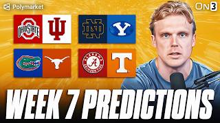 College Football Week 7 PREDICTIONS