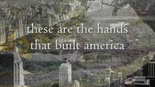 U2  The Hands That Built America  (Lyrics)