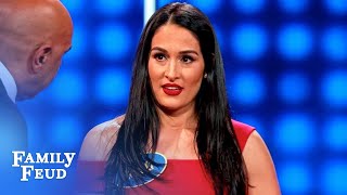 Is Team Bella about to KO Team MMA? | Celebrity Family Feud
