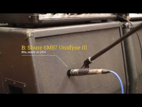 (5150 + Recto Cab) Shure SM57: Modern vs. Vintage (Unidyne III) A/B Test